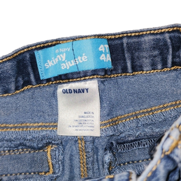 OLD NAVY Blue Skinny Jeggings with Ankle Zippers - Picture 3 of 6